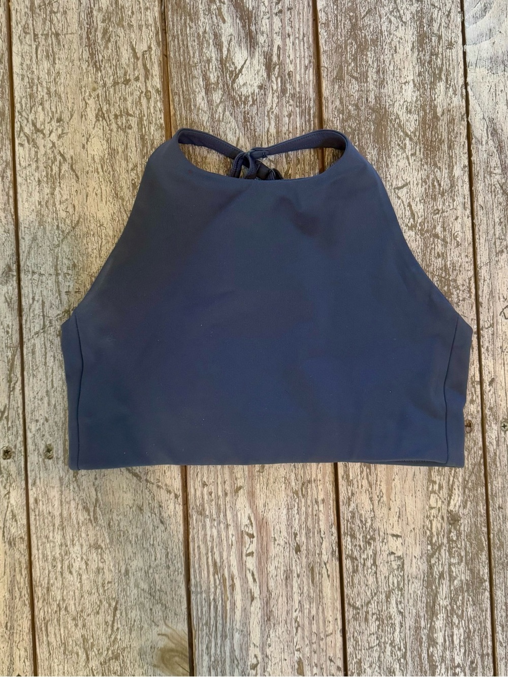 Girlfriend Collective Topanga Bra in Smoke - Picture 2 of 4